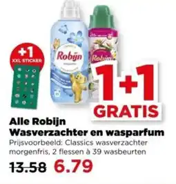 PLUS Alle Robijn Wasverzachter en wasparfum aanbieding