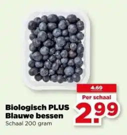 PLUS Biologisch PLUS Blauwe bessen aanbieding
