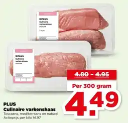 PLUS PLUS Culinaire varkenshaas aanbieding