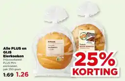 PLUS Alle PLUS en GIJS Eierkoeken aanbieding