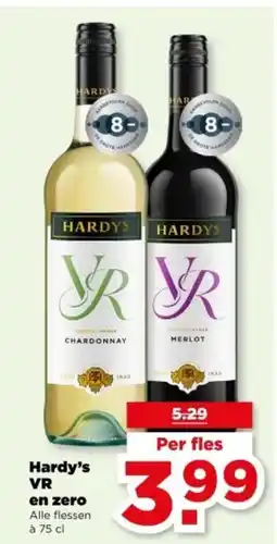 PLUS Hardy's VR en zero aanbieding