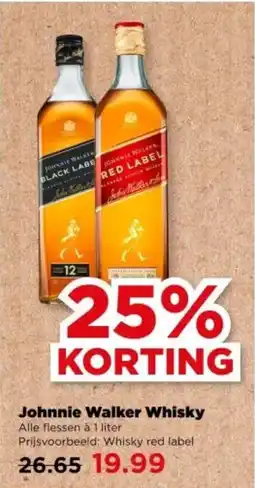 PLUS Johnnie Walker Whisky aanbieding