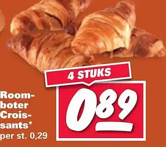 Nettorama Roomboter Croissants* aanbieding