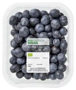PLUS Biologisch PLUS Blauwe bessen biologisch aanbieding