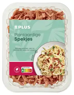 PLUS PLUS Plantaardige spekjes aanbieding