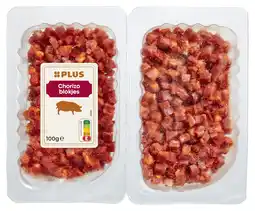 PLUS PLUS Chorizo blokjes aanbieding