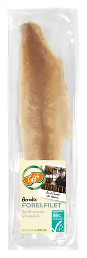 PLUS GIJS Forelfilet aanbieding