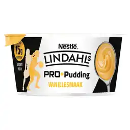 PLUS Lindahls Protein pudding vanille aanbieding