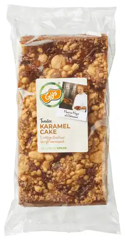 PLUS GIJS Karamelcake 400G aanbieding