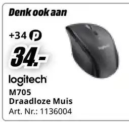 MediaMarkt logitech M705 Draadloze Muis aanbieding