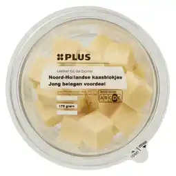 PLUS PLUS N-Holl Kaasblokjes J-Belegen aanbieding