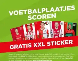 PLUS VOETBALPLAATJES SCOREN aanbieding