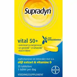 Plein.nl 1+1 gratis: Supradyn Vital 50+ 35 tabletten aanbieding