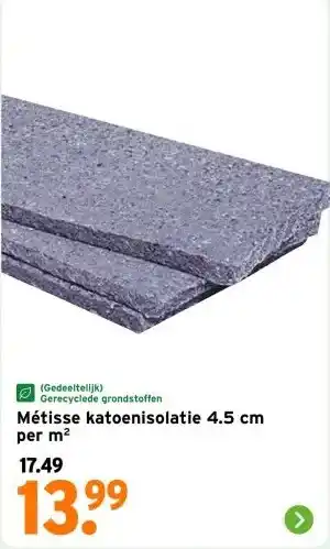GAMMA Métisse katoenisolatie aanbieding