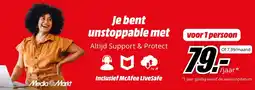 MediaMarkt Je bent unstoppable met Altijd Support & Protect aanbieding