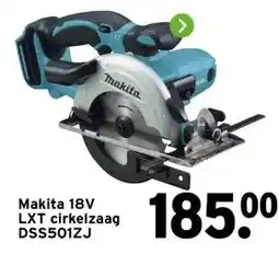 GAMMA Makita 18V LXT cirkelzaag aanbieding