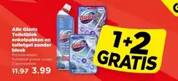 PLUS Alle Glorix Toiletblok enkelpakken en toiletgel zonder bleek aanbieding