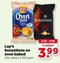 PLUS Lay's Sensations en oven baked aanbieding