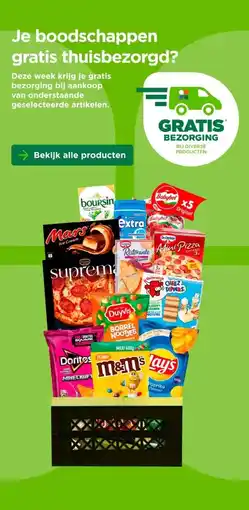 PLUS Je boodschappen gratis thuisbezorgd? aanbieding