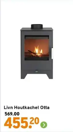 GAMMA Livn Houtkachel Otta aanbieding