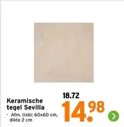 GAMMA Keramische tegel Sevilla aanbieding