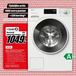MediaMarkt Miele WWC 380 WCS PowerWash Wasmachine Voorlader aanbieding