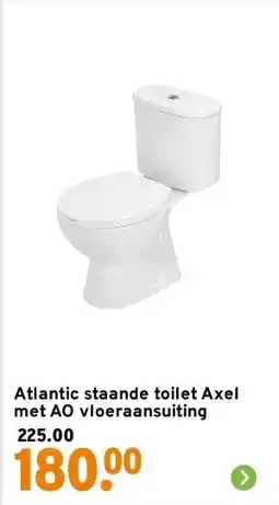 GAMMA Atlantic staande toilet Axel met AO vloeraansuiting aanbieding