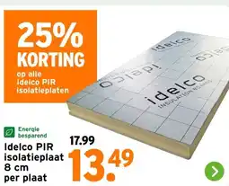 GAMMA Idelco PIR isolatieplaat aanbieding