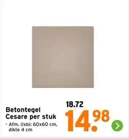 GAMMA Betontegel Cesare per stuk aanbieding