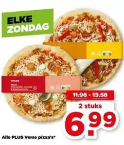 PLUS Alle PLUS Verse pizza's aanbieding