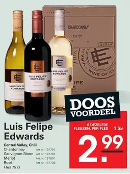Sligro Luis Felipe Edwards aanbieding
