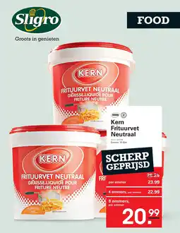 Sligro Kern Frituurvet Neutraal aanbieding