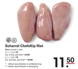 Sligro Scharrel Chefskip filet aanbieding