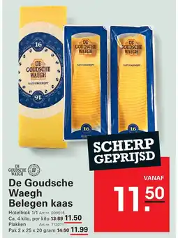 Sligro De Goudsche Waegh Belegen kaas aanbieding