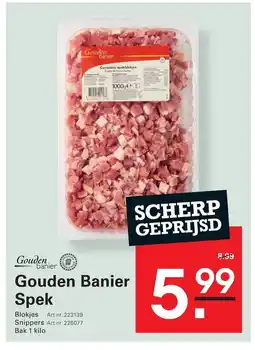 Sligro Gouden Banier Spek Blokjes aanbieding