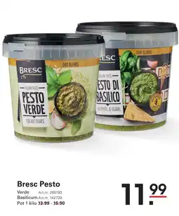Sligro Bresc Pesto aanbieding