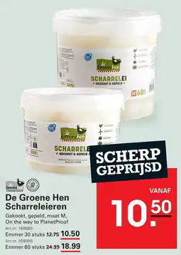 Sligro De Groene Hen Scharreleieren aanbieding