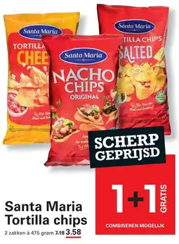 Sligro Santa Maria Tortilla chips aanbieding