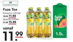 Sligro Fuze Tea aanbieding