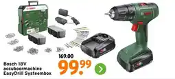GAMMA Bosch 18V accuboormachine EasyDrill Systeembox aanbieding
