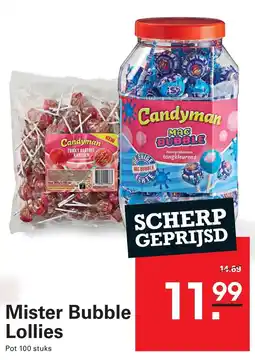 Sligro Mister Bubble Lollies aanbieding