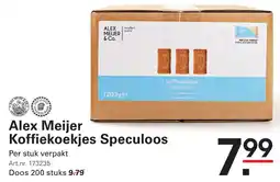 Sligro Alex Meijer Koffiekoekjes Speculoos aanbieding