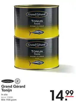 Sligro Grand Gérard Tonijn aanbieding
