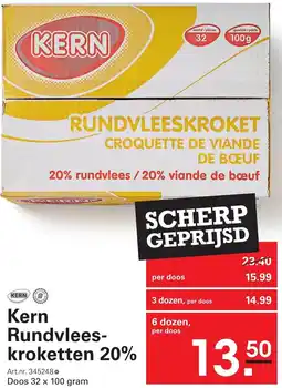 Sligro Kern Rundvlees Kroketten 20% aanbieding