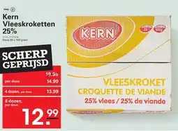 Sligro Kern Vleeskroketten 25% aanbieding