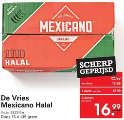 Sligro De Vries Mexicano Halal aanbieding