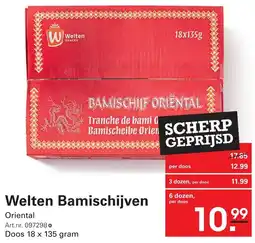 Sligro Welten Bamischijven aanbieding