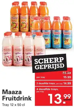 Sligro Maaza Fruitdrink aanbieding