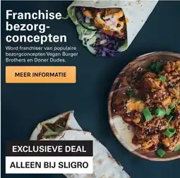 Sligro Franchise bezorgconcepten aanbieding