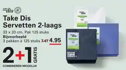 Sligro Take Dis Servetten 2-laags aanbieding